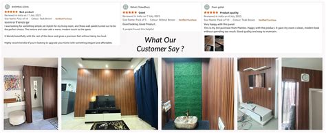 Plantex PVC Panel for Wall 10 Feet/3D Wall Panel Louvers Panels for ...