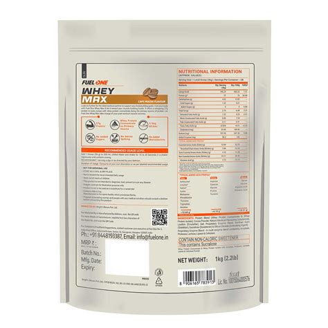 Whey Max at Best Price in India | https://www.fuelone.in/