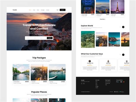 Travel Website Examples 的图像结果