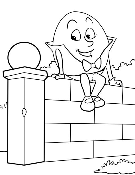 Collection of Nursery Rhyme Coloring Pages - Free Printable