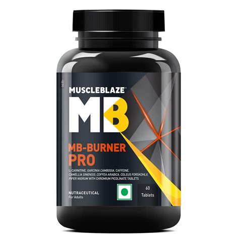MuscleBlaze MB-Burner PRO (60 Tablets) | L- Carnitine, Garcinia ...