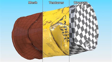 Damaged Radioactive Waste Barrel 3D | 3D Molier International