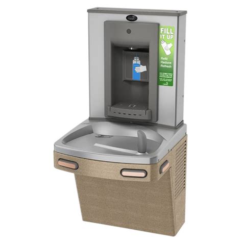 Oasis PGSBF Drinking Fountain with Bottle Filler in Sandstone Finish ...