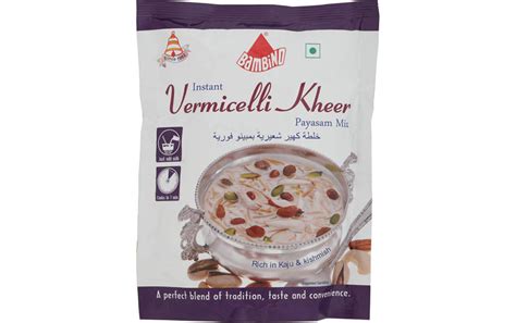 Bambino Vermicelli Kheer Payasam mix Pack 500 grams - Reviews ...