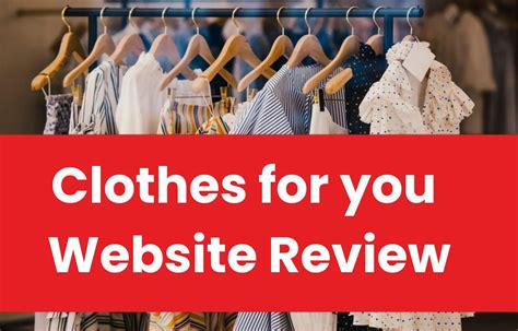 Clothes For You Website Review - Blogg