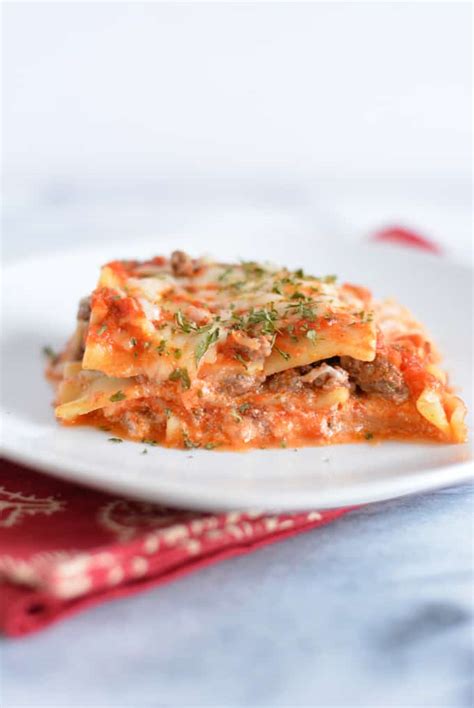 Beef Lasagna   Nourished Simply