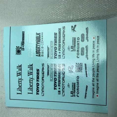 Buy 118 LB Works Decal for Nissan Skyline R35 Liberty Walk Ignition IG ...