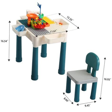 Kids Writing Table: Kids Rectangular Play / Activity Table and Chair S ...