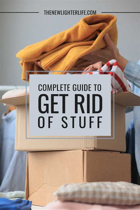 Image result for Getting Rid of Stuff Tips