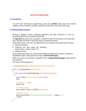 Dynamic Programming - Object Oriented Programming Methodolgy - MU - Studocu