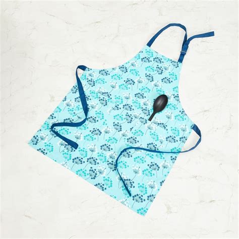 Buy Kale Printed Aprons - Cotton - Kitchen Apron - 60 cm L x 74 cm W ...
