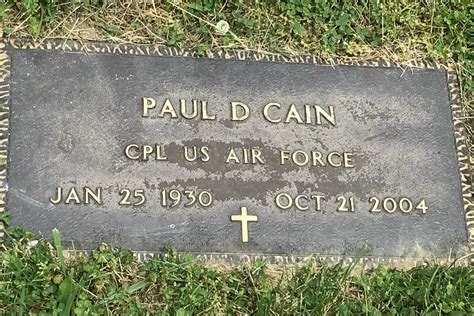 Paul Donald Cain (1930-2004) - Find a Grave Memorial