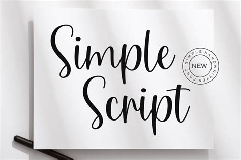 Image result for Simple Script Font