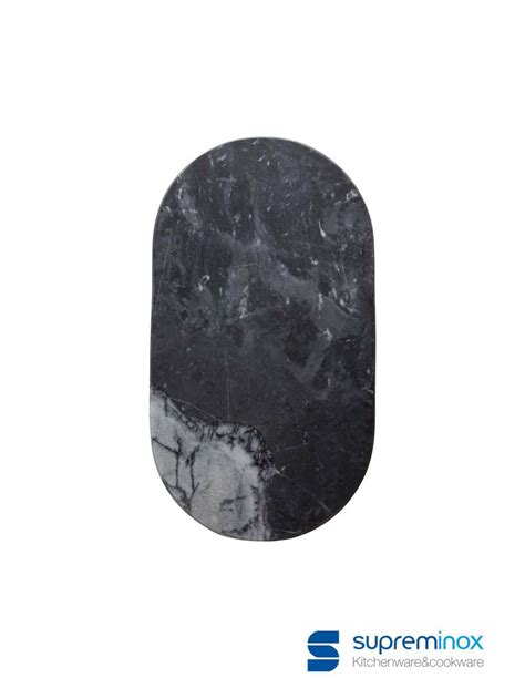 Tabla De Marmol Negro 30X16X1 Cm. 12un