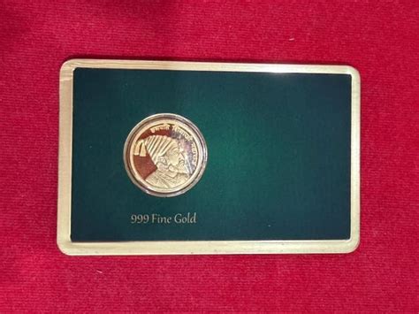 Chhatrapati Shivaji Maharaj Limited Edition Gold Coin Rare