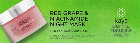 Buy Kaya Clinic Red Grape & Niacinamide, Skin Radiance Night Mask Face ...