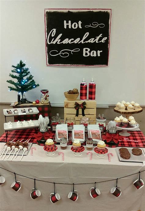 Hot Cocoa Bar for Work Staff
