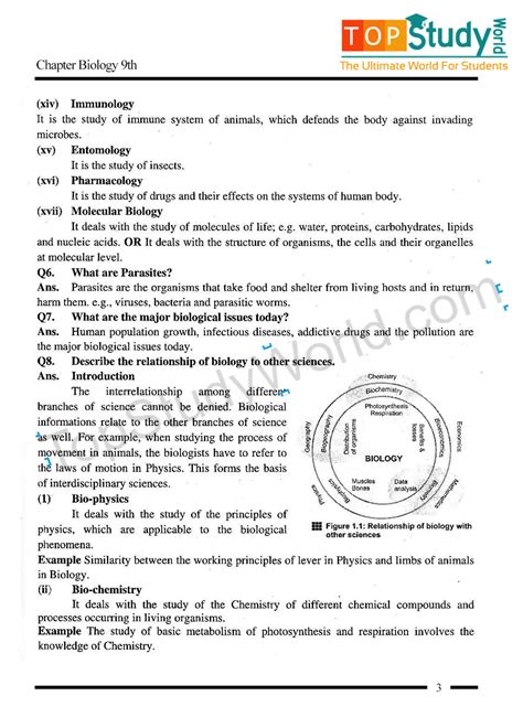 SOLUTION: 9th class biology Chapter 1 introduction to biology notes ...