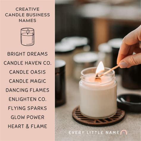 Creative Business Names For Candles at Clara Jean blog