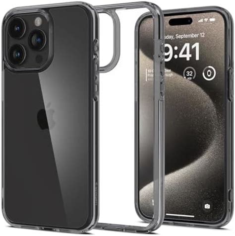 Spigen Ultra Hybrid Back Cover Case Compatible with iPhone 15 Pro Max ...