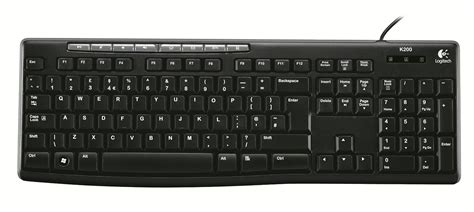 Amazon.in: Buy Logitech K200 Wired Media Keyboard (Black) Online at Low ...