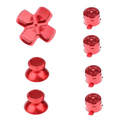 Segolike Metal Bullet Buttons ABXY Buttons + Thumbsticks Thumb Grip and ...