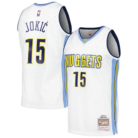 Mitchell Ness Nikola Jokic Denver Nuggets 2016/17 Throwback Swingman ...