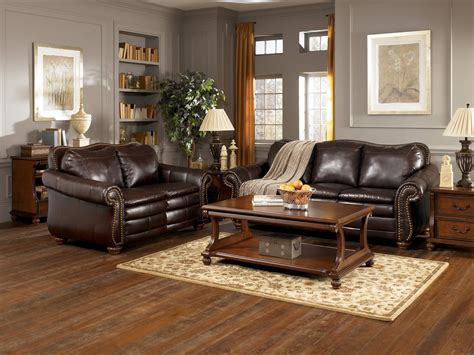 Fetching Grey Living Room With Brown Furniture Design Ideas Living Room ...