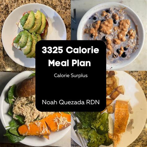 Calorie Surplus Meal Plan For Building Muscle