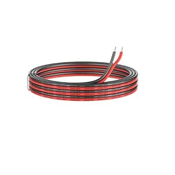 12awg 3.3mm² Electrical wire 2 Conductor parallel silicone wire ...