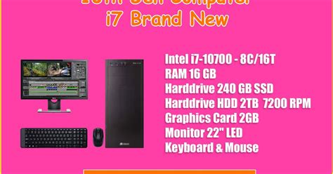 i7 Computer - 10th Gen - Brand New - Easwarr Digital Systems