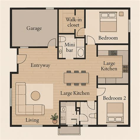 bloxburg layout one storyy | Small house layout, Free house design ...