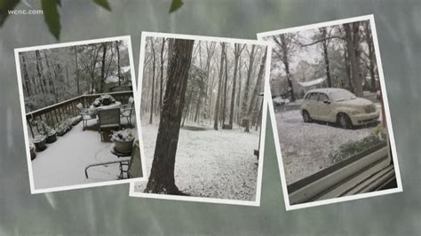 Charlotte sees first measurable April snow in 37 years | wcnc.com