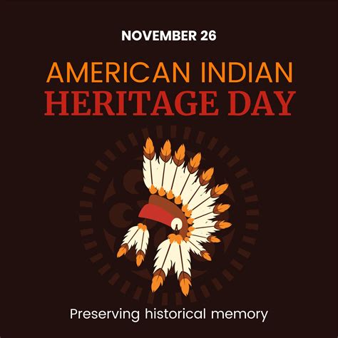 American Indian Heritage Day WhatsApp Post in PSD, Illustrator, SVG ...