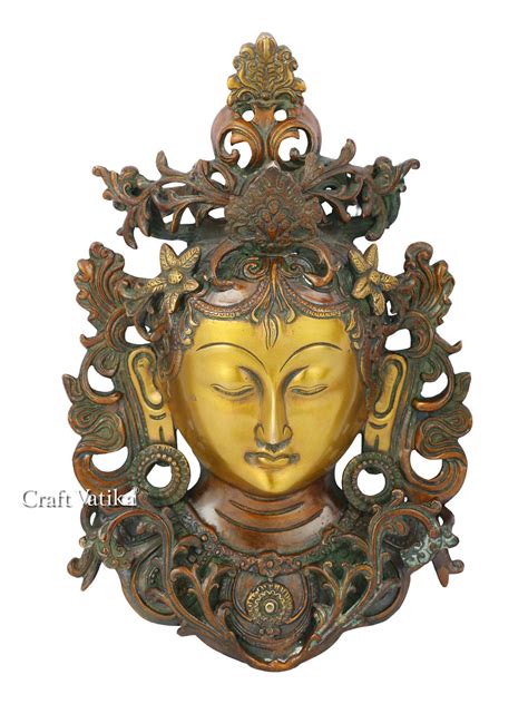 Buy Brass Tara Buddha Wall Hanging Showpiece | Home Decor | Religious ...