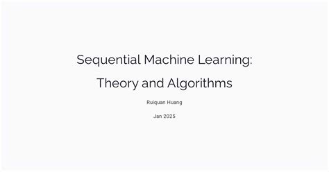 Sequential Machine Learning Model 的图像结果