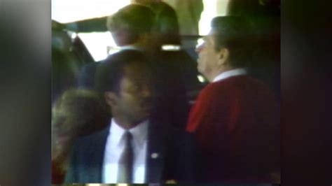 File footage: President Ronald Reagan leaves hospital after 1981 ...