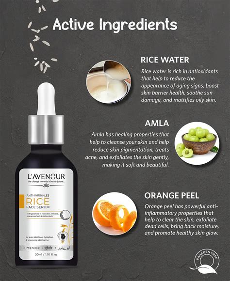 L'avenour Anti-Wrinkle Rice Face Serum For Deep Hydration & Youthful ...