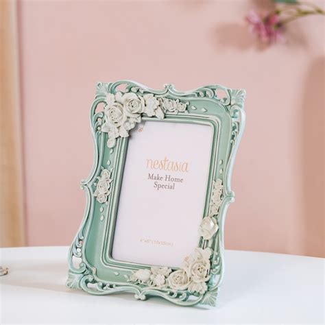 Vintage Rose Blossom Resin Photo Frame 8"x6" Online - Premium Photo ...