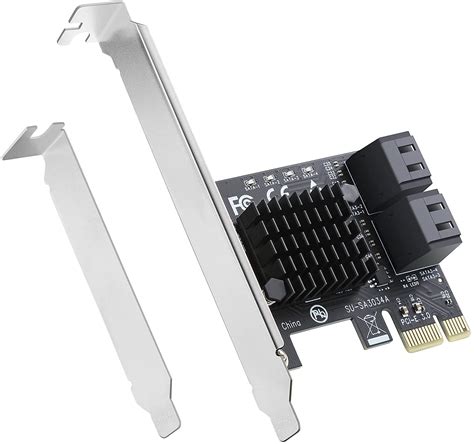 Amazon.in: Buy Etzin PCIe SATA Card 4 Port,PCI Express to SATA 3.0 ...