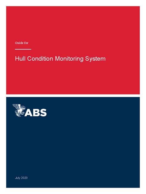 Guide to Hull Condition Monitoring System - July 2020 (ABS) - Studocu