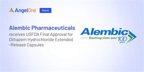 Alembic Pharma Gets Final USFDA Nod for Hypertension Drug