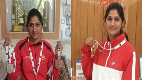 Martyrs daughter Pooja Sangwan won gold medal in National Rowing ...