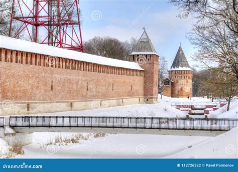 Smolensk. Fortress wall stock photo. Image of fortress - 112726322