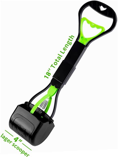 Buy HEAPETBON 18" Pooper Scooper for Dogs, Folding Poop Scoop for Long ...