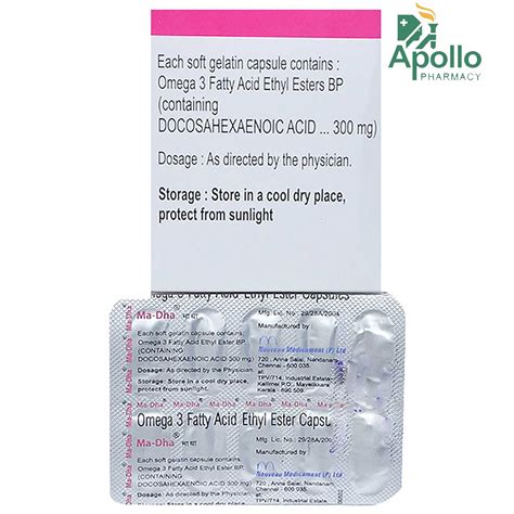 MA DHA Capsule 10's Price, Uses, Side Effects, Composition - Apollo ...