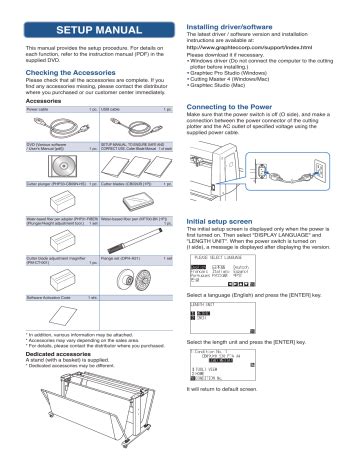 Image result for Graphtec Setup