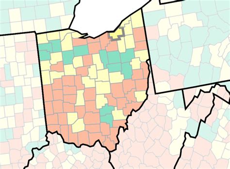 Nearly half of Ohio’s counties worsen or stay red for high COVID-19 ...