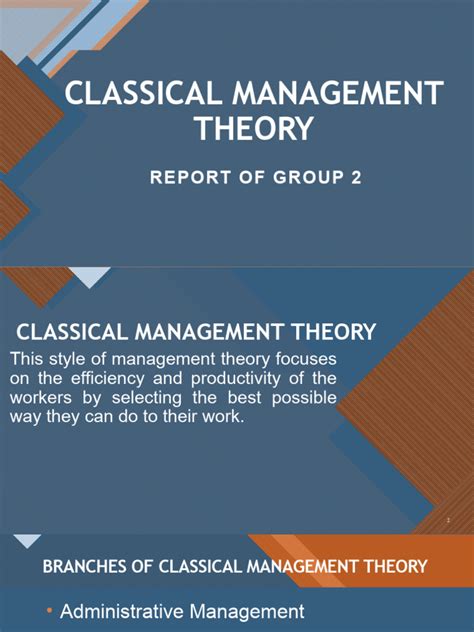 Image result for Classical Approach Management