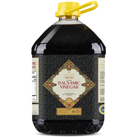 Dependable Food Balsamic Vinegar of Modena Gluten Free, Kosher 60-Day ...